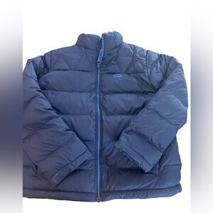 L.L. Bean Kids Blue Puffer Jacket 14-16
